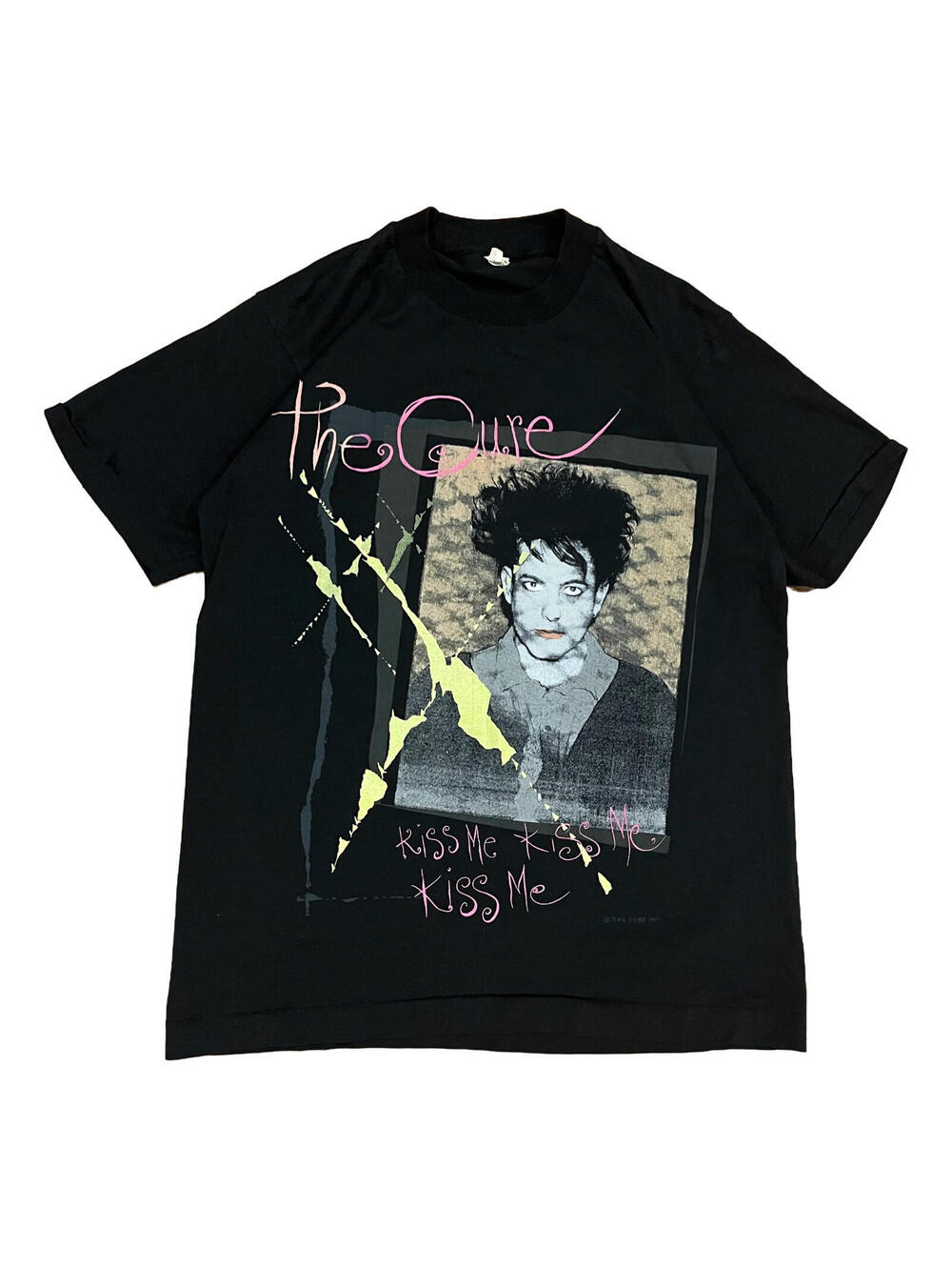 Vintage The Cure 1987 Kissing Tour Shirt Single Stitch Band Grunge Medium